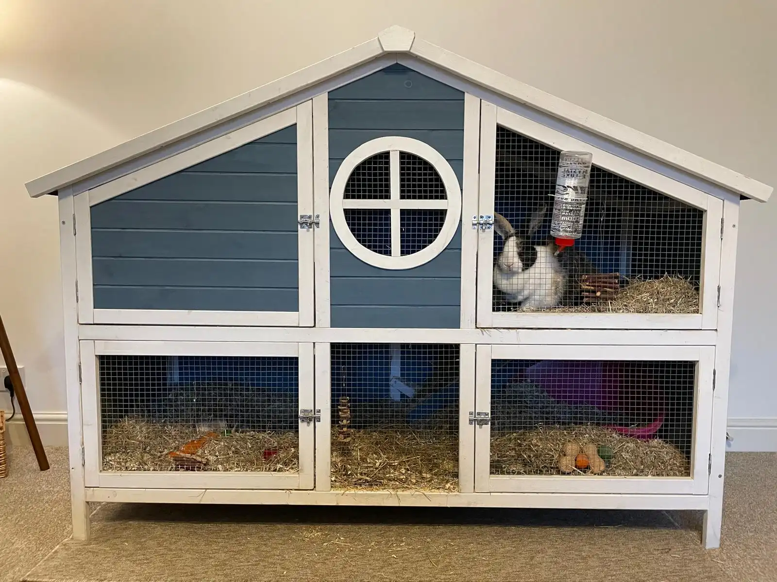 Oswald's House A rabbit in a mansion